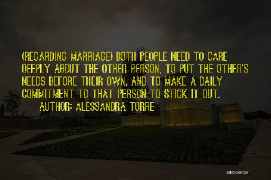 Love Care And Respect Quotes By Alessandra Torre