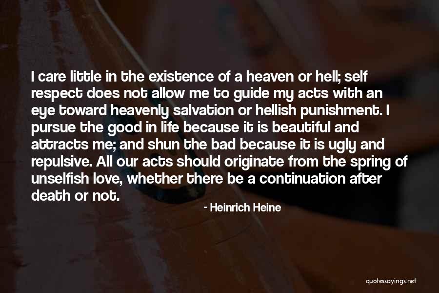 Love Care And Respect Quotes By Heinrich Heine