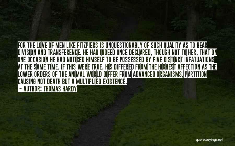 Love Causing Death Quotes By Thomas Hardy