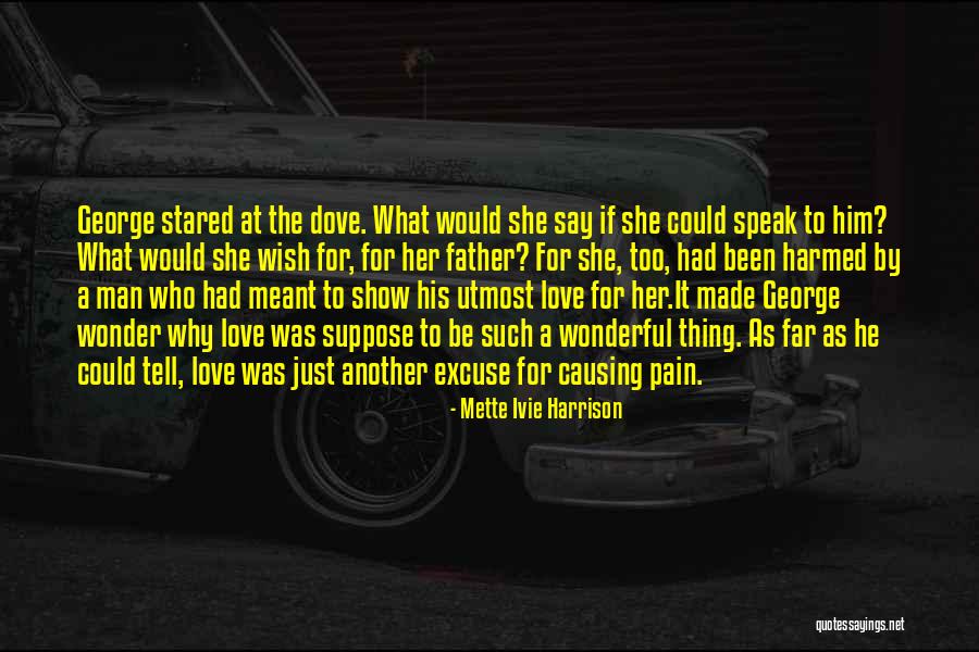Love Causing Pain Quotes By Mette Ivie Harrison Love Causing Pain Quotes By Mette Ivie Harrison