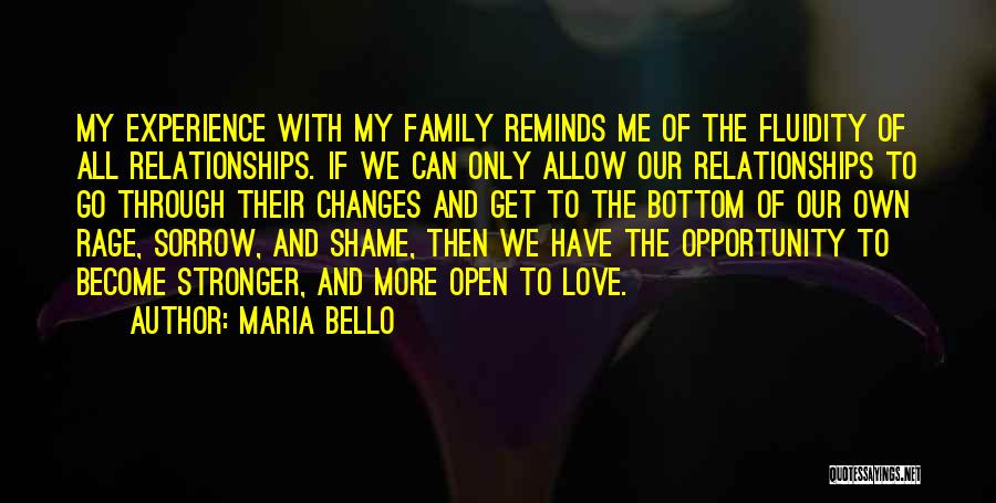 Love Changes All Quotes By Maria Bello