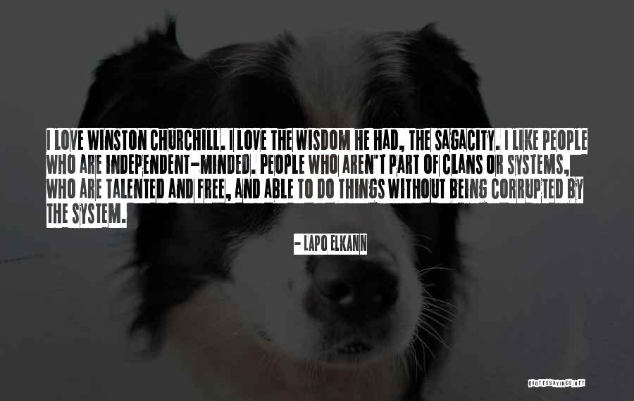 Love Churchill Quotes By Lapo Elkann