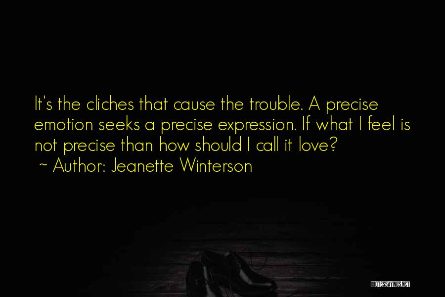 Love Cliches Quotes By Jeanette Winterson
