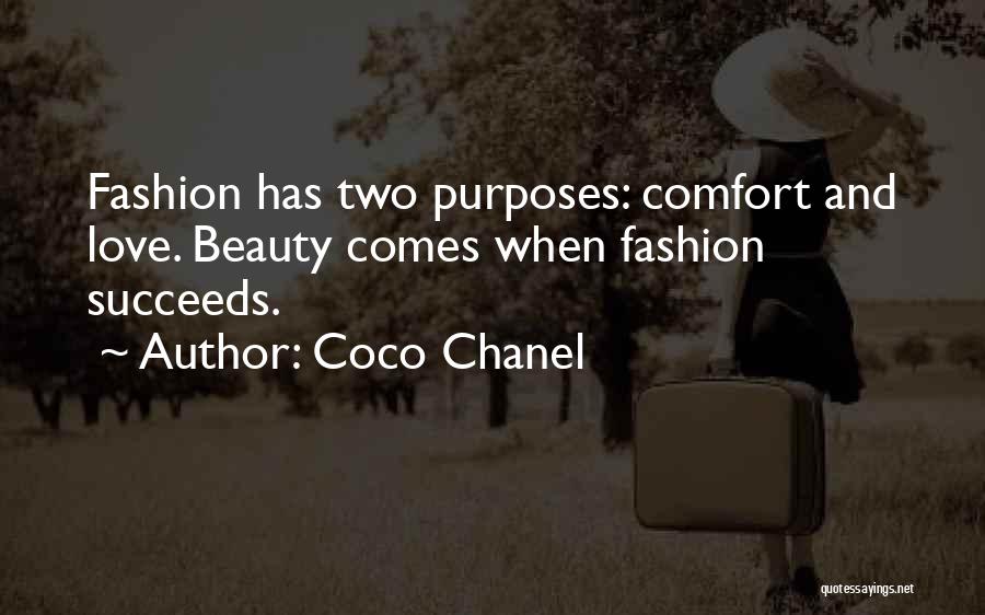 Love Comfort Quotes By Coco Chanel
