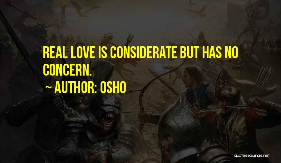 Love Concern Quotes By Osho