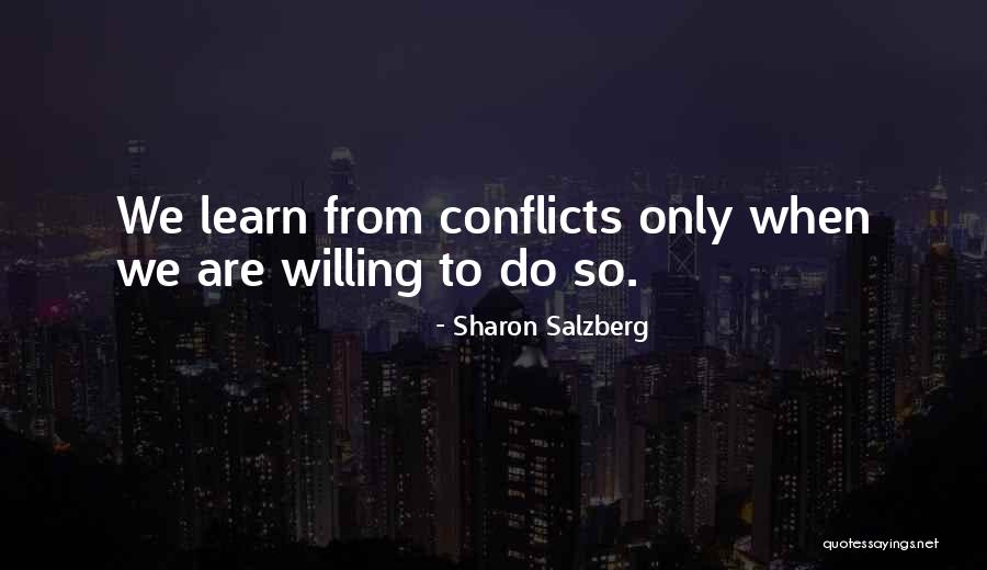 Love Conflict Quotes By Sharon Salzberg