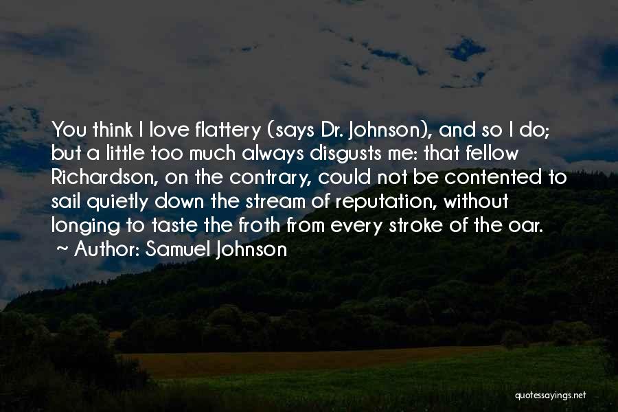 Love Contrary Quotes By Samuel Johnson