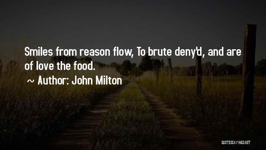 Love Cooking Quotes By John Milton