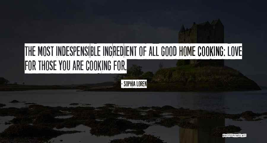 Love Cooking Quotes By Sophia Loren