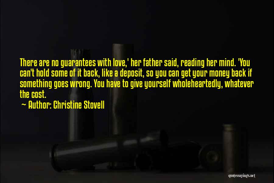 Love Cost Quotes By Christine Stovell