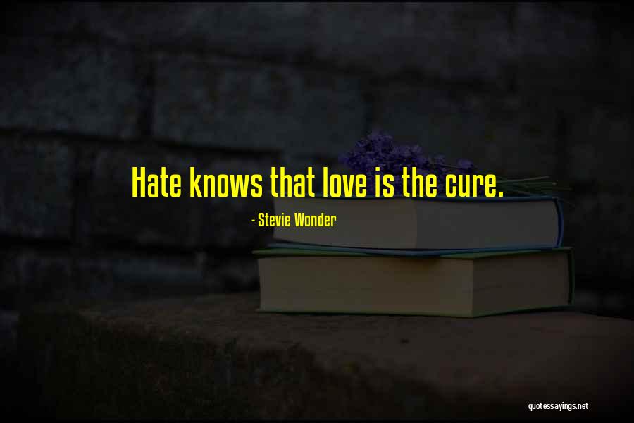 Love Cures All Quotes By Stevie Wonder Love Cures All Quotes By Stevie Wonder