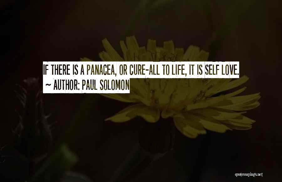 Love Cures Quotes By Paul Solomon