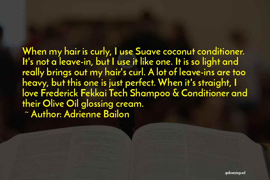 Love Curly Hair Quotes By Adrienne Bailon