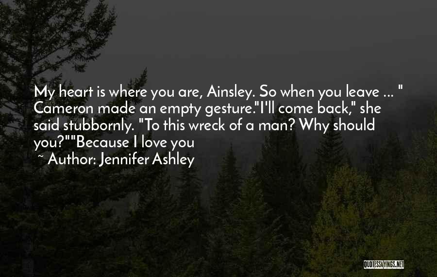 Love Declaration Quotes By Jennifer Ashley