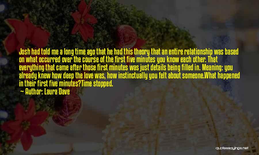 Love Deep Meaning Quotes By Laura Dave