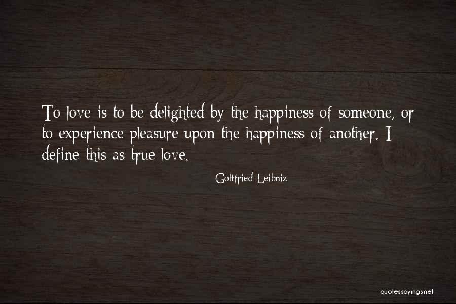 Love Delighted Quotes By Gottfried Leibniz Love Delighted Quotes By Gottfried Leibniz