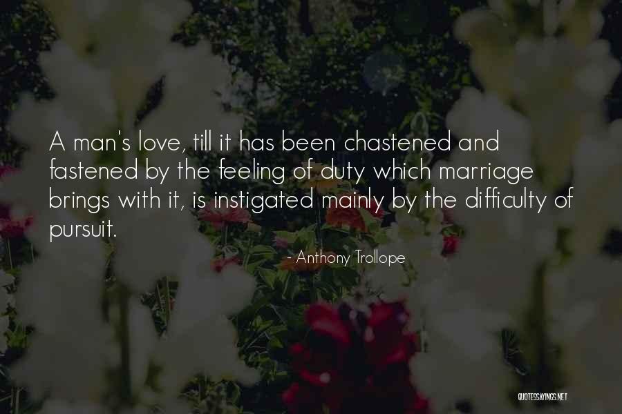 Love Difficulty Quotes By Anthony Trollope Love Difficulty Quotes By Anthony Trollope