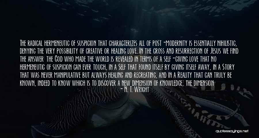 Love Dimension Quotes By N. T. Wright Love Dimension Quotes By N. T. Wright