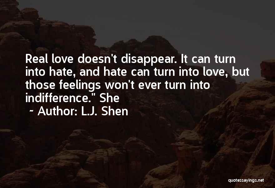 Love Disappear Quotes By L.J. Shen