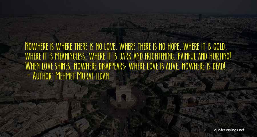 Love Disappears Quotes By Mehmet Murat Ildan