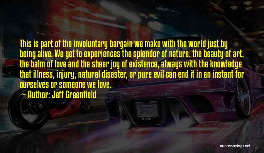 Love Disaster Quotes By Jeff Greenfield