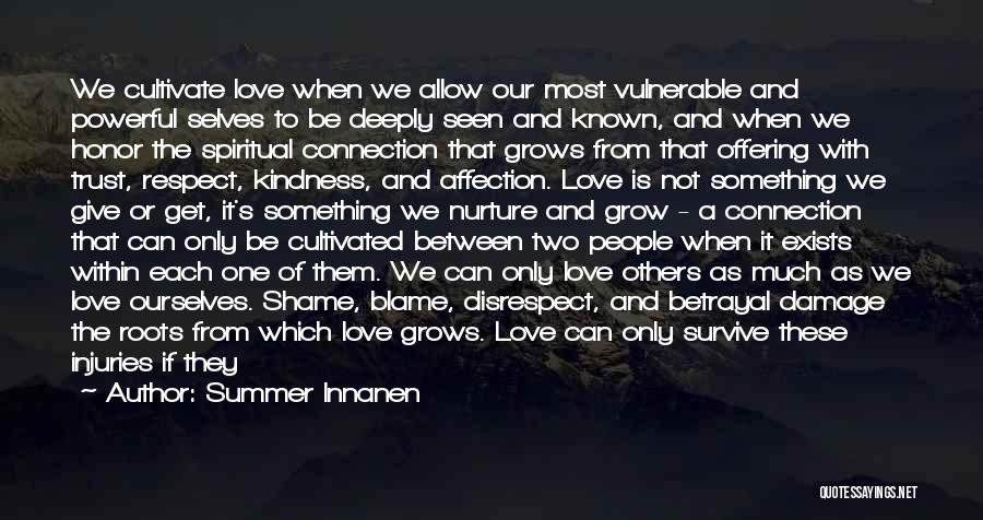 Love Disrespect Quotes By Summer Innanen