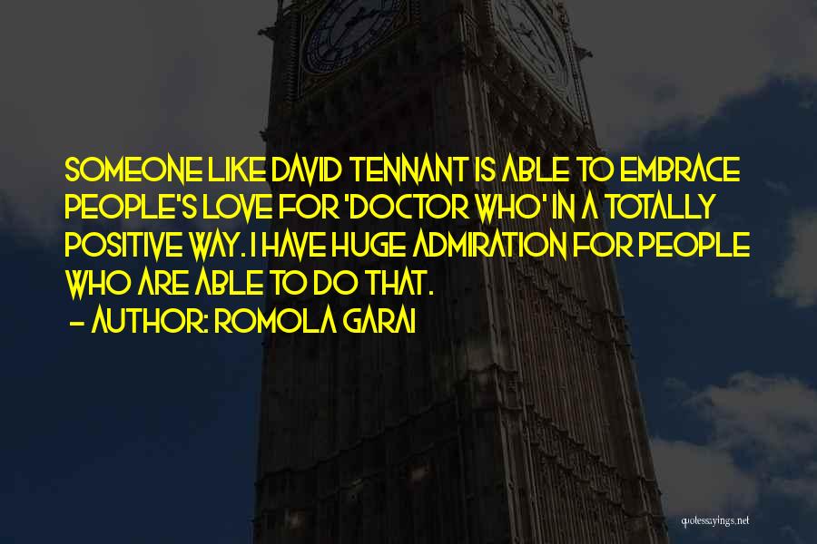Love Doctor Who Quotes By Romola Garai