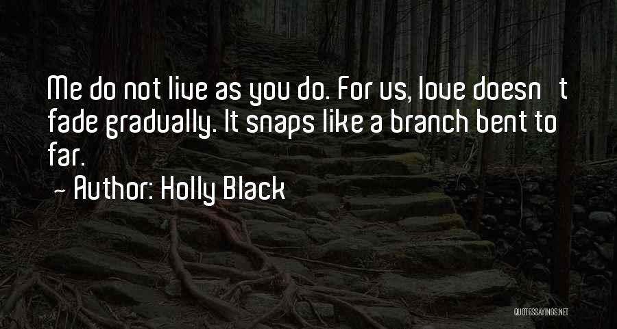 Love Doesn't Fade Quotes By Holly Black