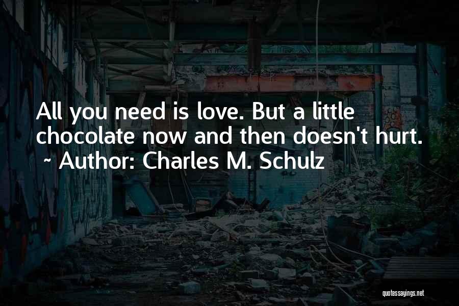 Love Doesn't Hurt You Quotes By Charles M. Schulz