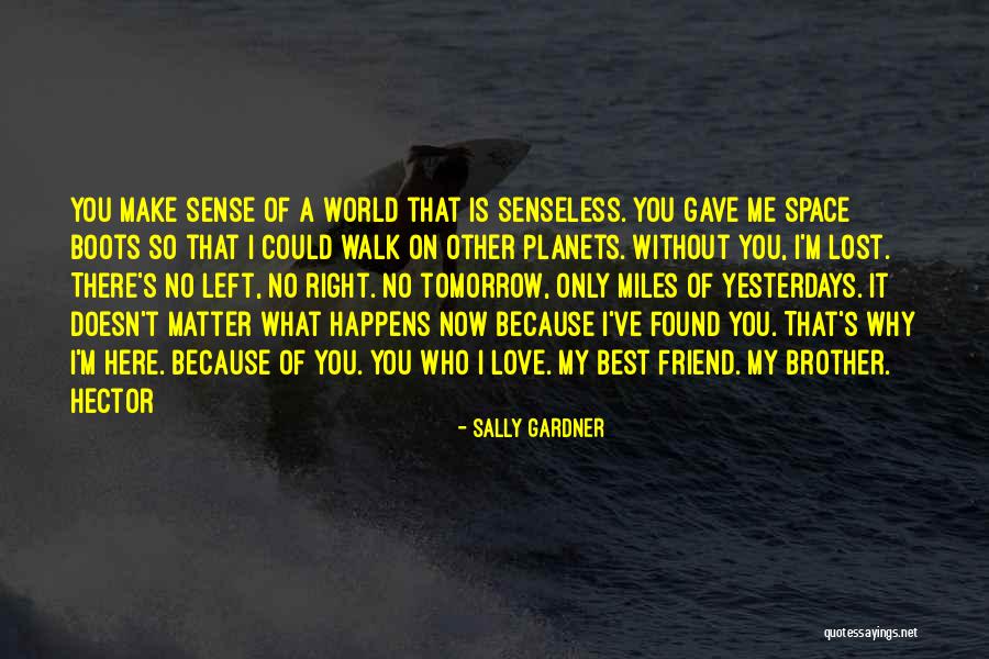 Love Doesn't Make Sense Quotes By Sally Gardner