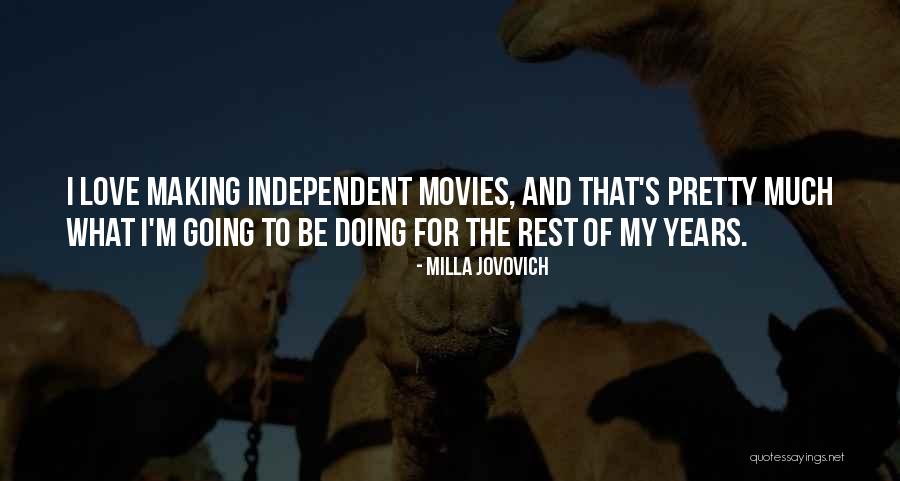 Love Doing Quotes By Milla Jovovich Love Doing Quotes By Milla Jovovich