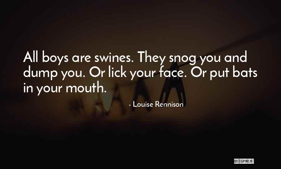 Love Dump Quotes By Louise Rennison Love Dump Quotes By Louise Rennison