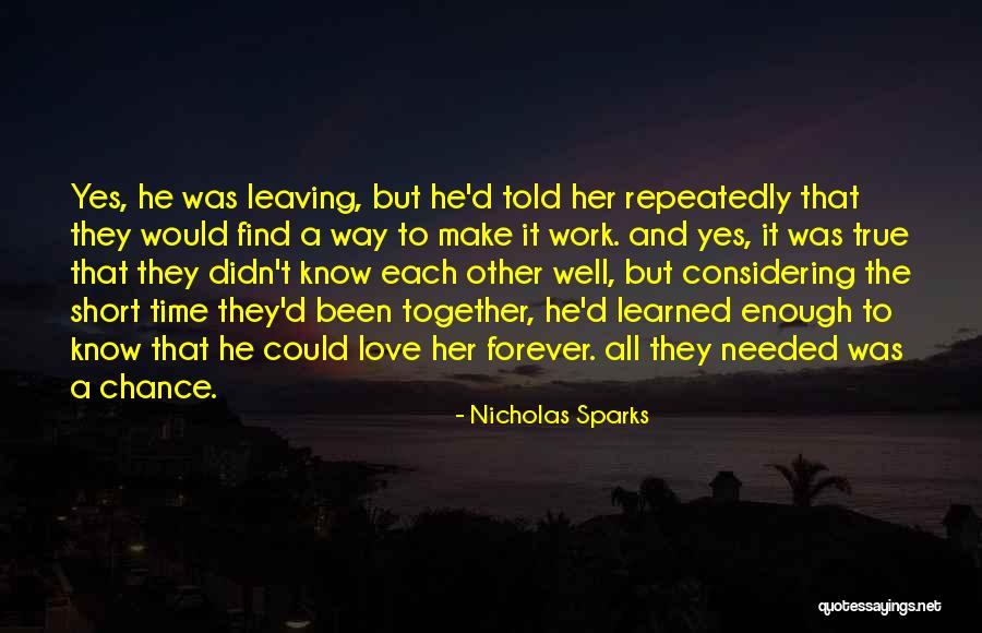 Love Each Other Forever Quotes By Nicholas Sparks Love Each Other Forever Quotes By Nicholas Sparks