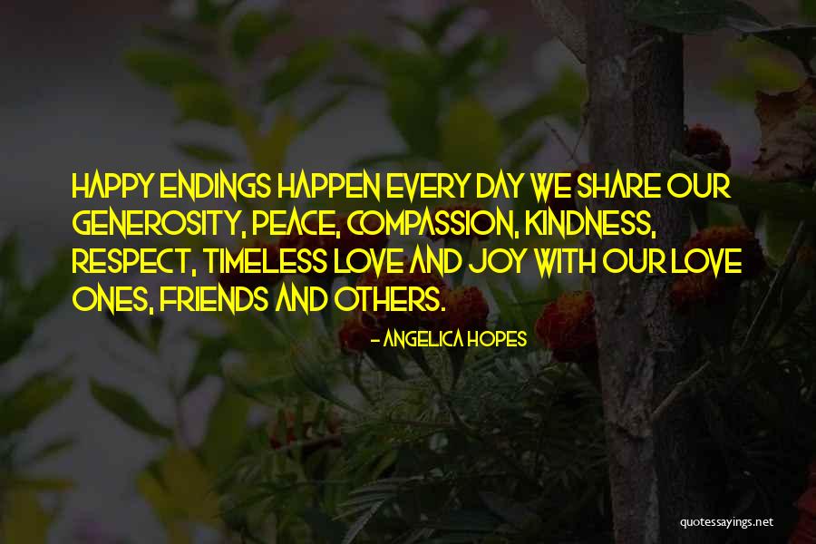 Love Ending Quotes By Angelica Hopes