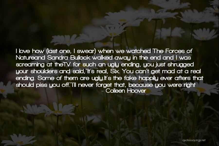 Love Ending Quotes By Colleen Hoover