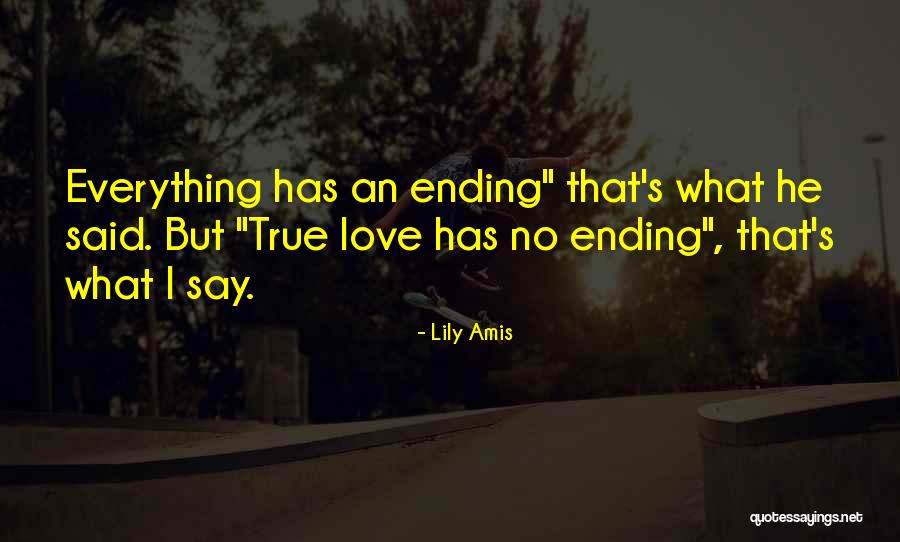 Love Ending Quotes By Lily Amis