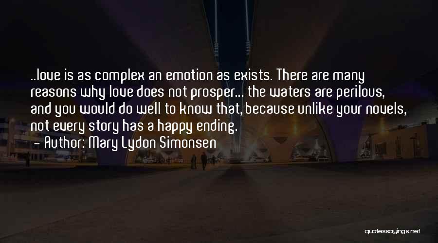 Love Ending Quotes By Mary Lydon Simonsen