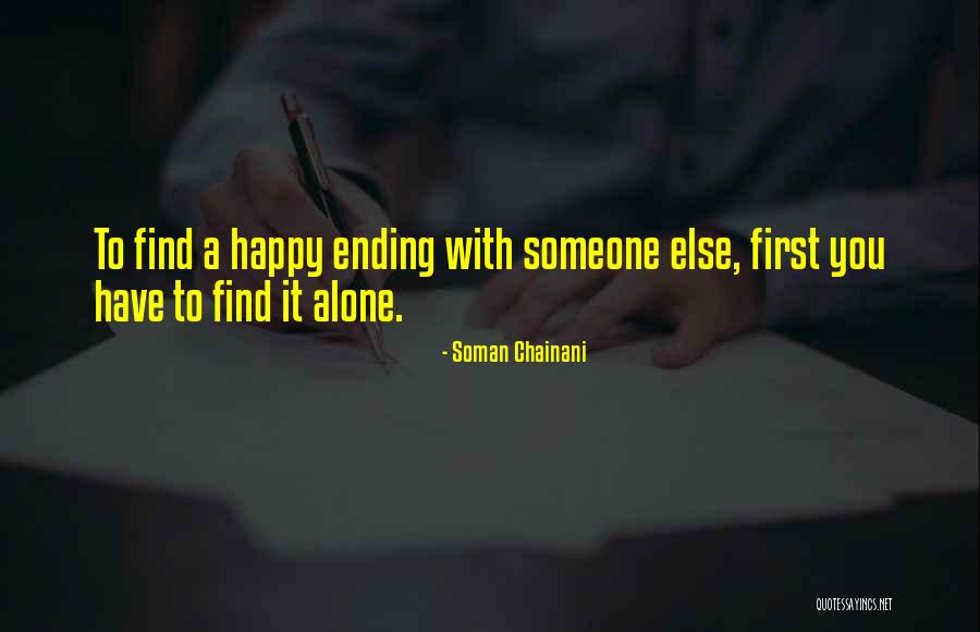 Love Ending Quotes By Soman Chainani