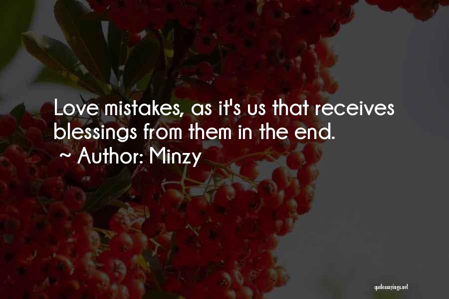 Love Ends Quotes By Minzy