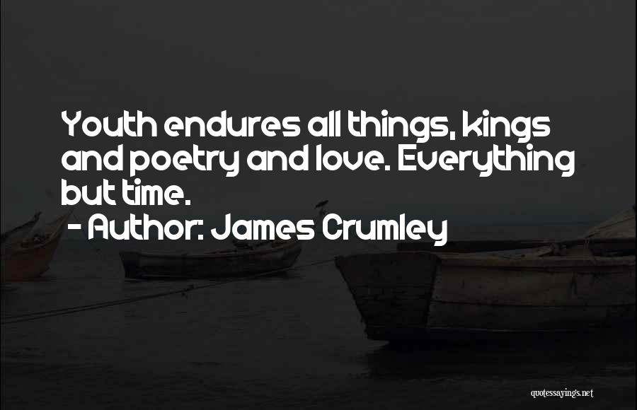 Love Endures All Quotes By James Crumley