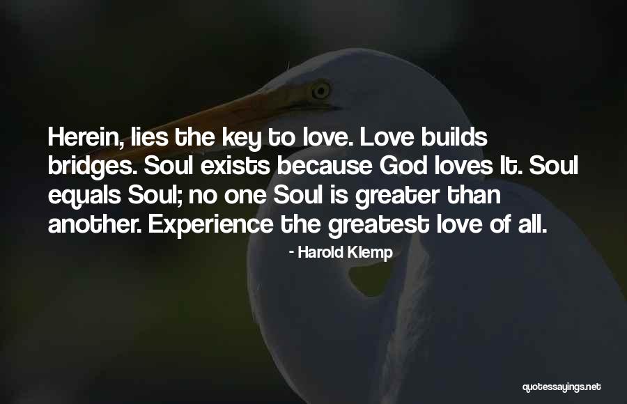 Love Equality Quotes By Harold Klemp