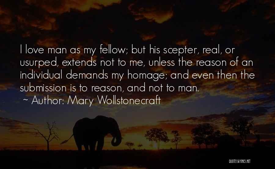 Love Equality Quotes By Mary Wollstonecraft