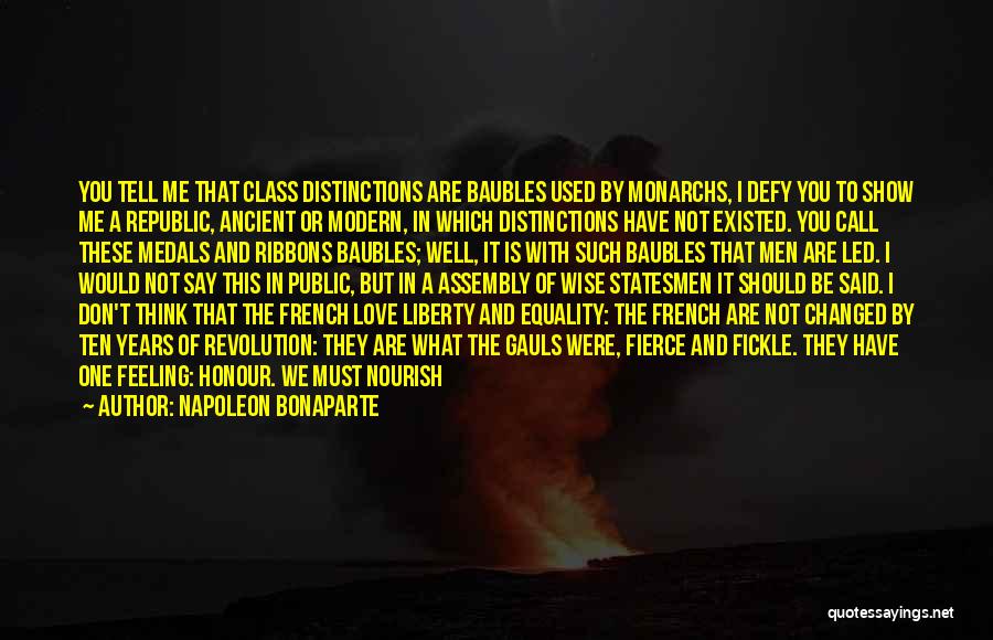 Love Equality Quotes By Napoleon Bonaparte