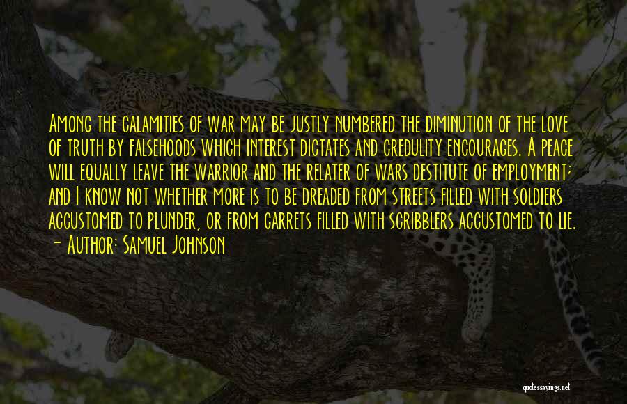 Love Equally Quotes By Samuel Johnson