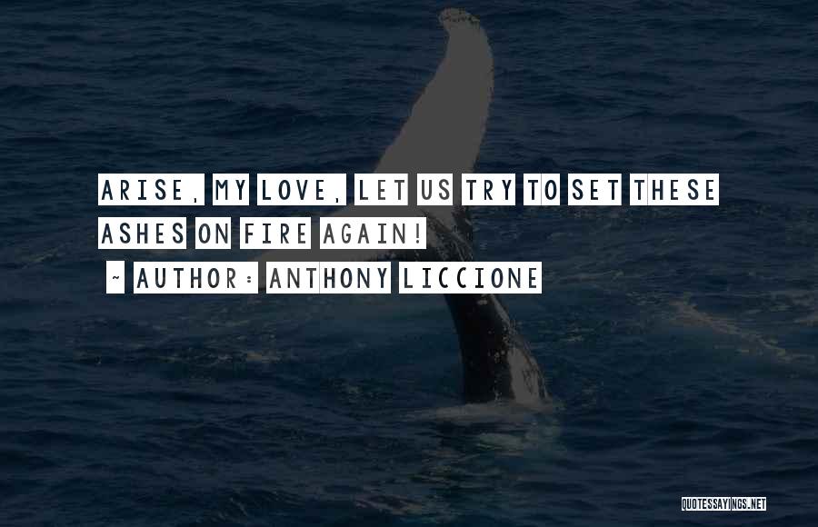 Love Eternal Flame Quotes By Anthony Liccione