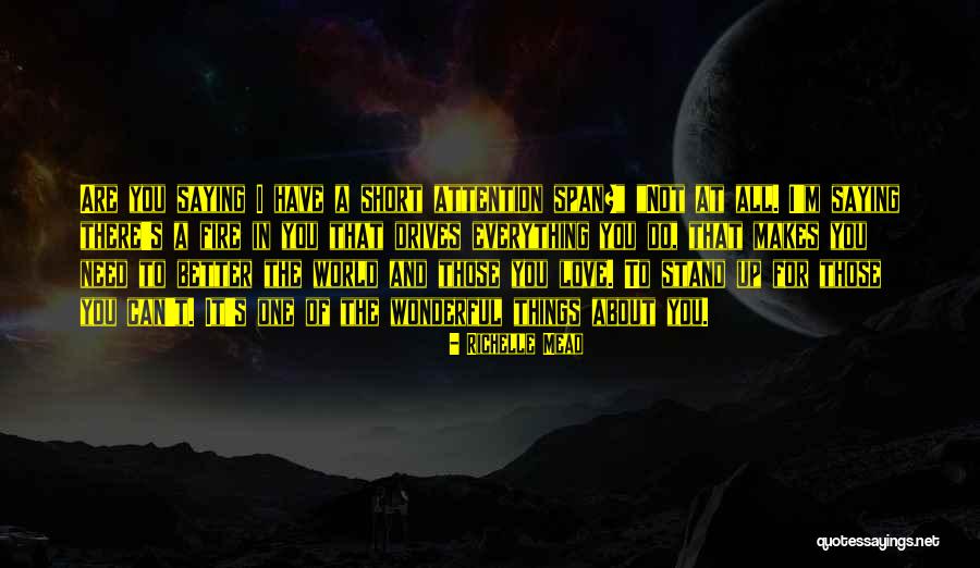 Love Everything You Do Quotes By Richelle Mead