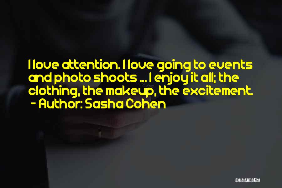 Love Excitement Quotes By Sasha Cohen