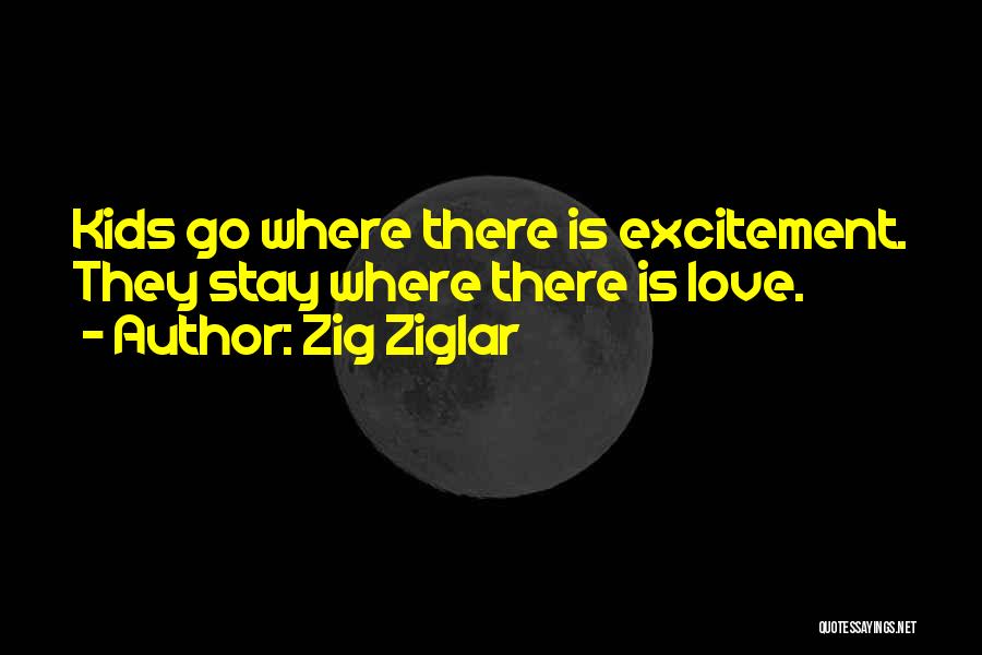 Love Excitement Quotes By Zig Ziglar