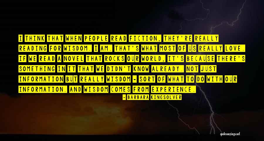 Love Experience Quotes By Barbara Kingsolver Love Experience Quotes By Barbara Kingsolver