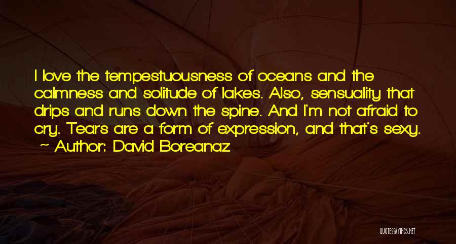 Love Expression Quotes By David Boreanaz